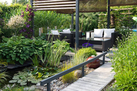 Schöne Gartenausstattung